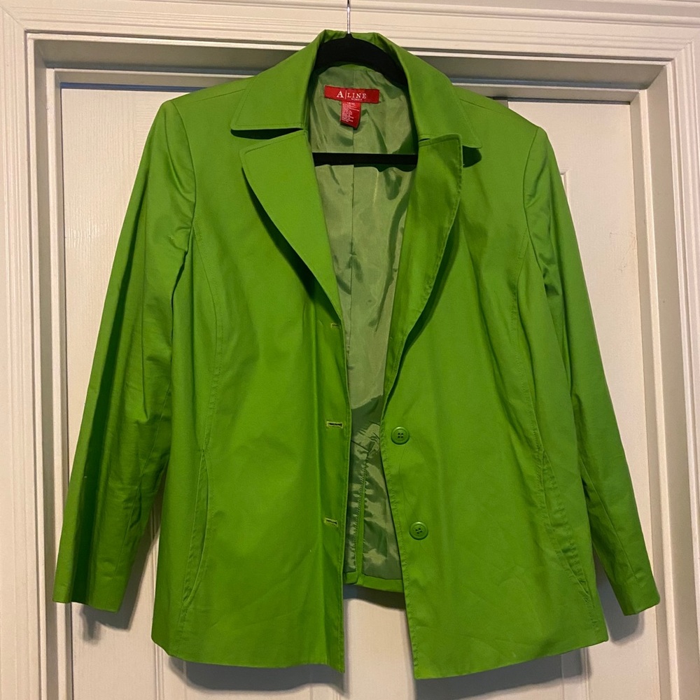 Green blazer
